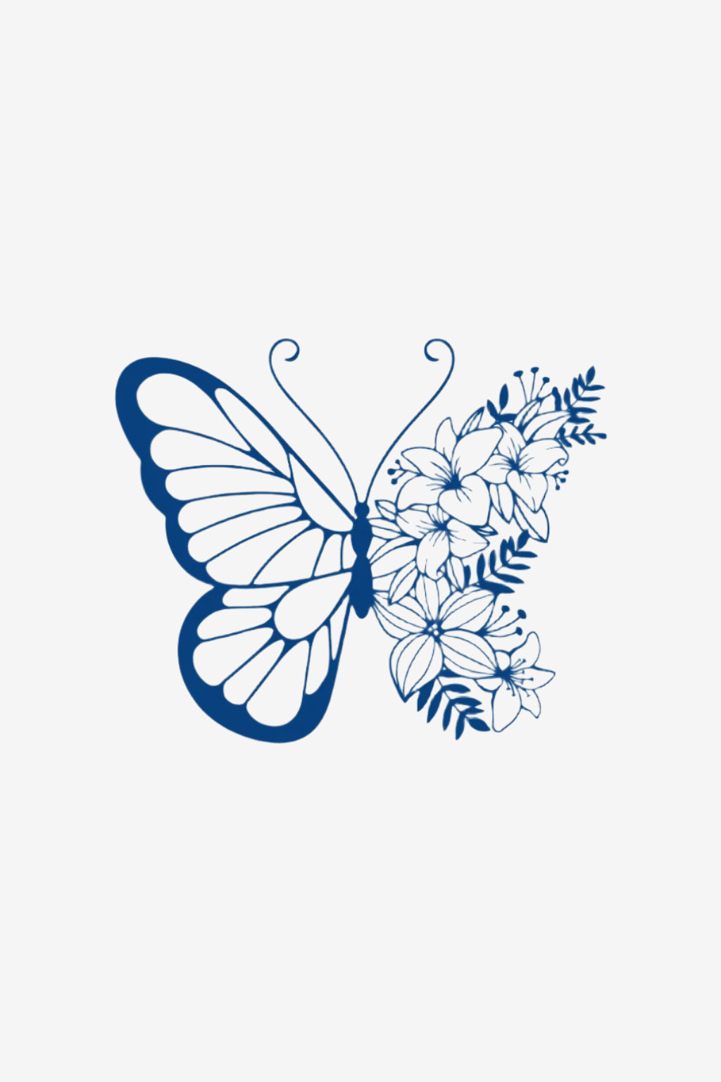 Frumusețea Renașterii – Tatuaj Temporar Floral și Simbolic cu Elemente de Transformare