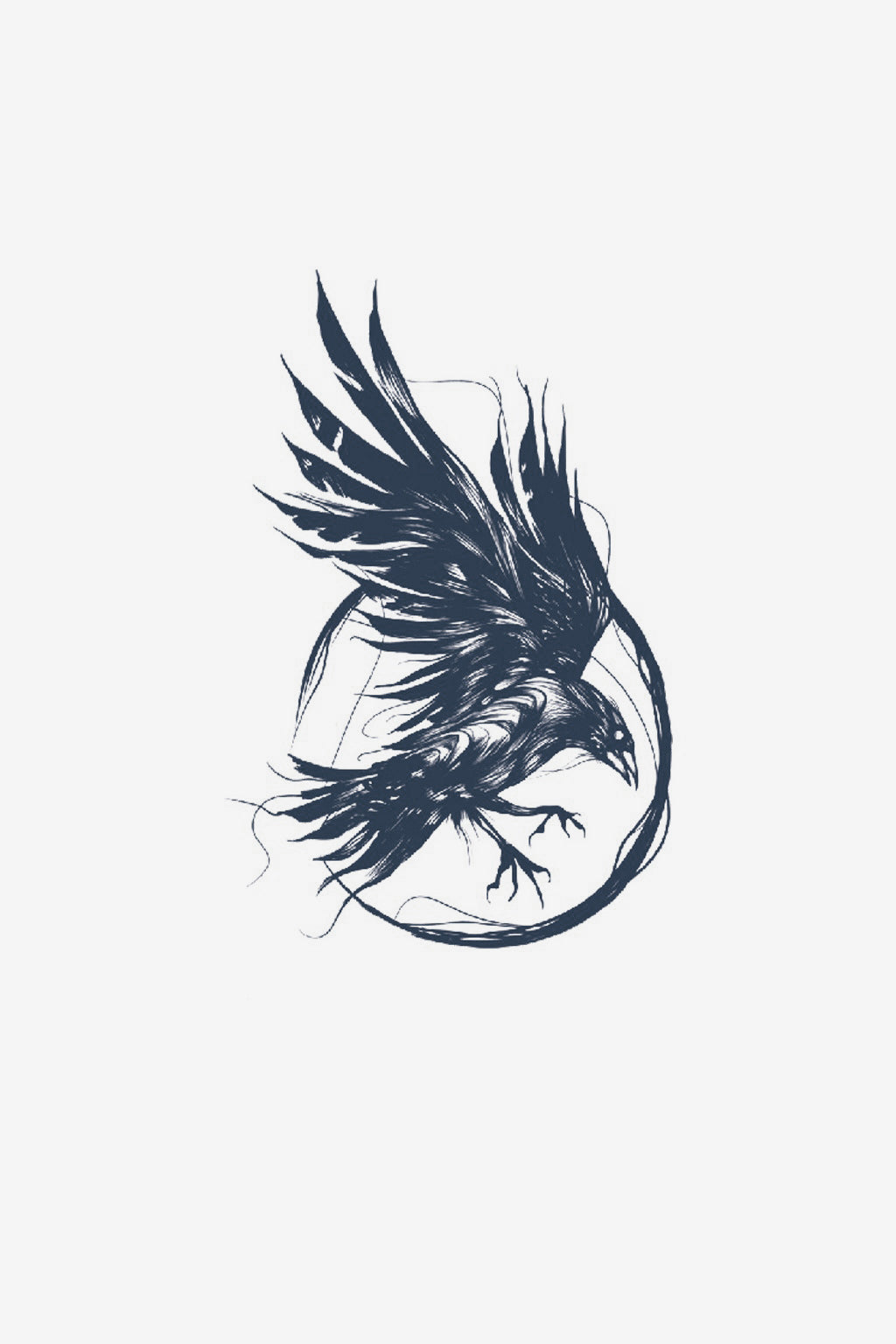 The flight of the raven