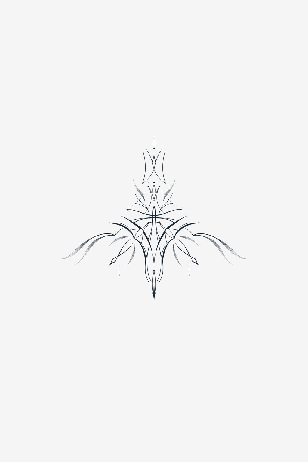 Ornament Sacru - tatuaj temporar Inklabs