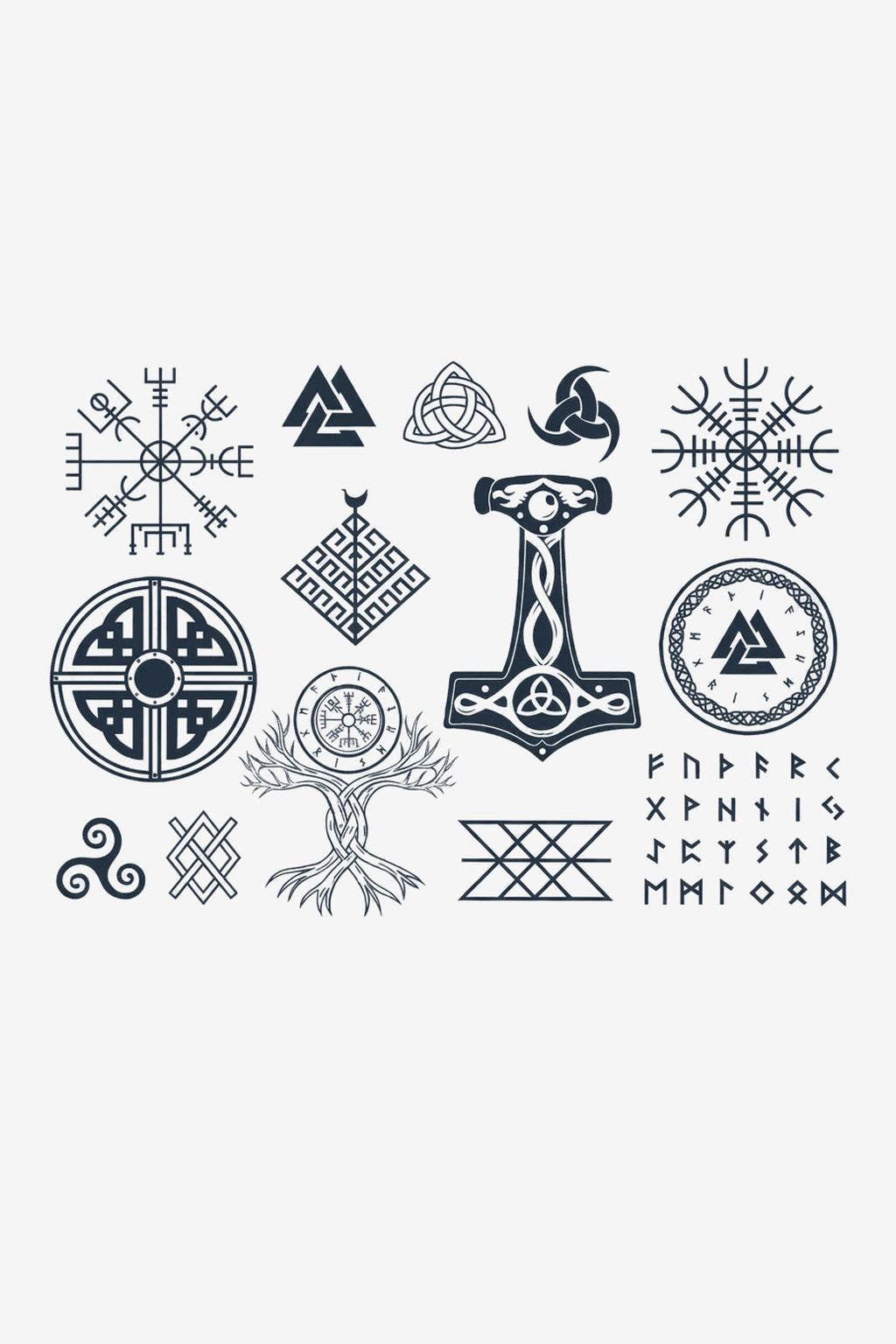 Set Runic - tatuaj temporar Inklabs