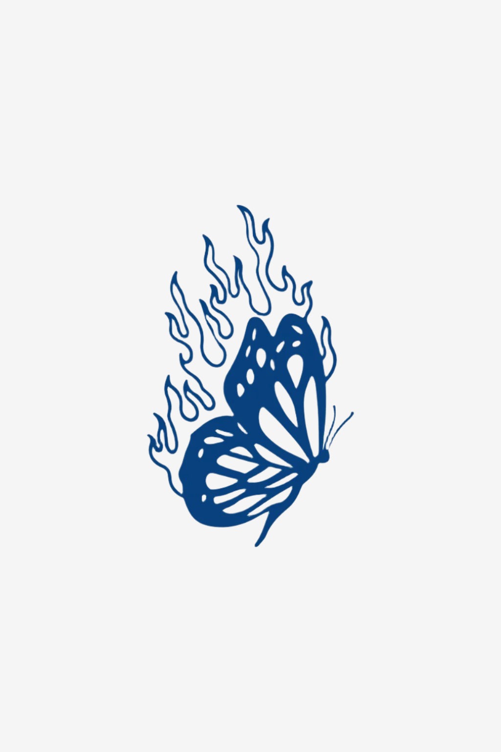 Fluture în Flăcări – Tatuaje Semipermanente cu Design Dramatic