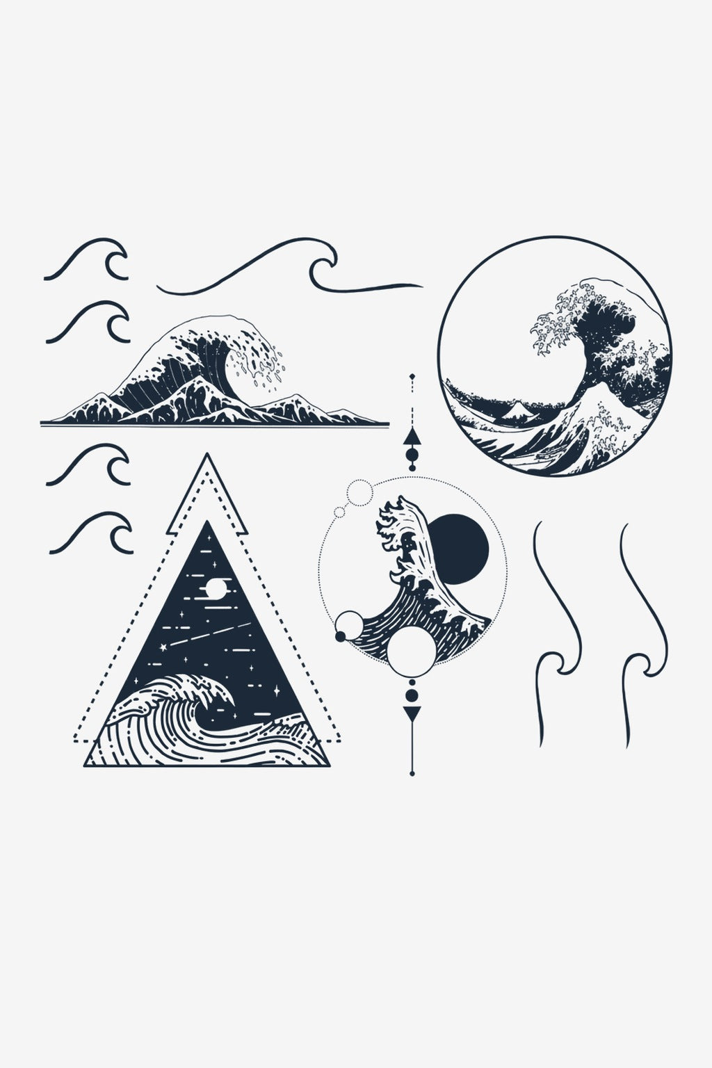 Val Japonez - tatuaj temporar Inklabs