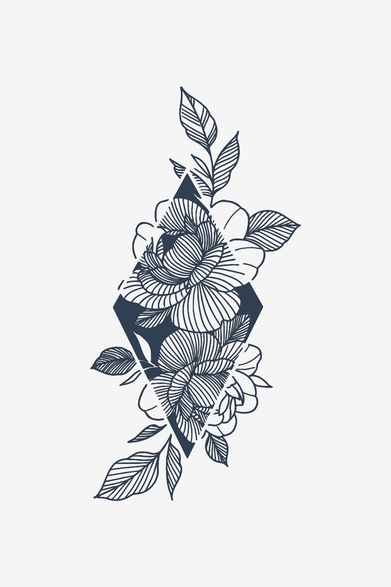 Blommig diamant