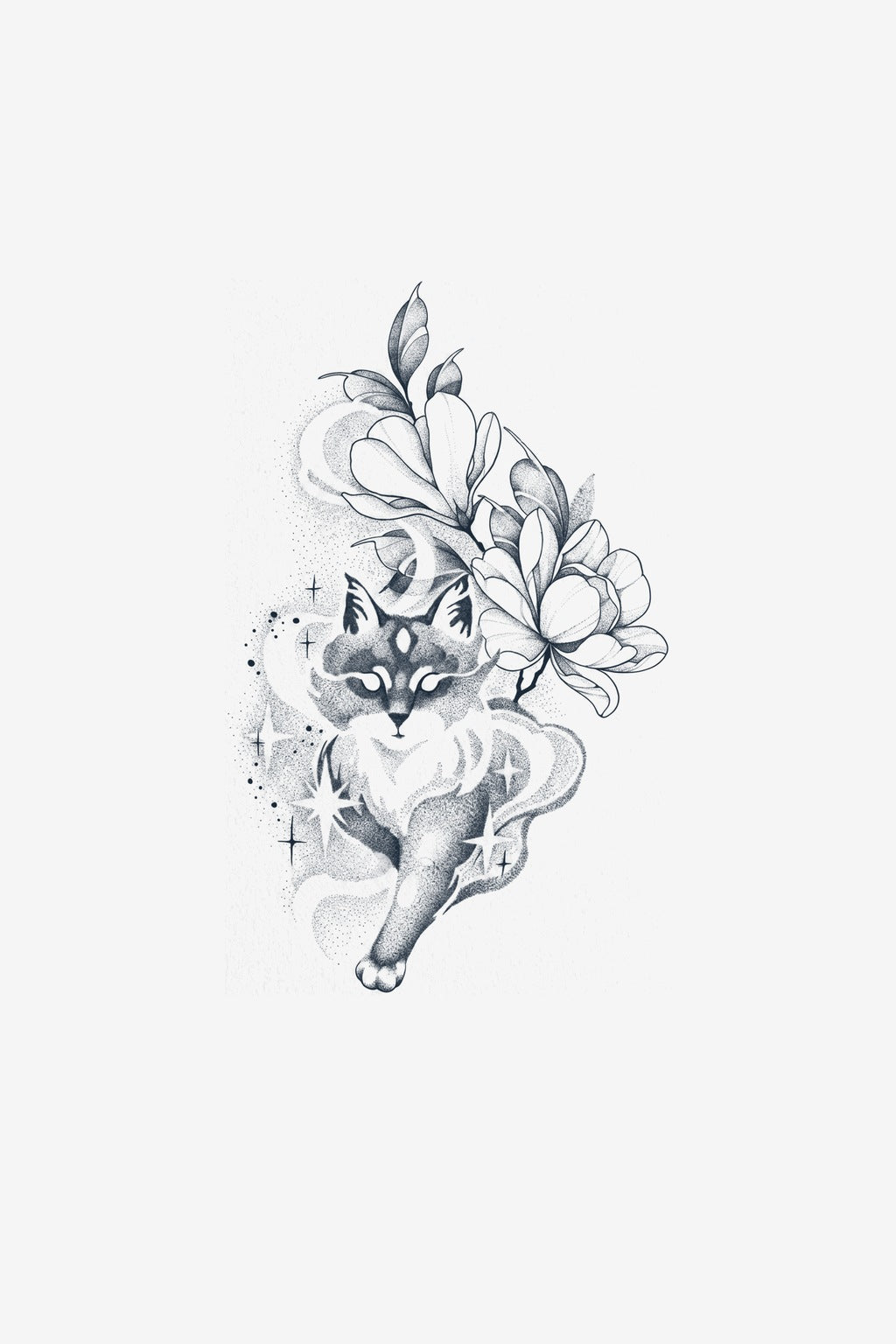 Felină Astrală - tatuaj temporar Inklabs