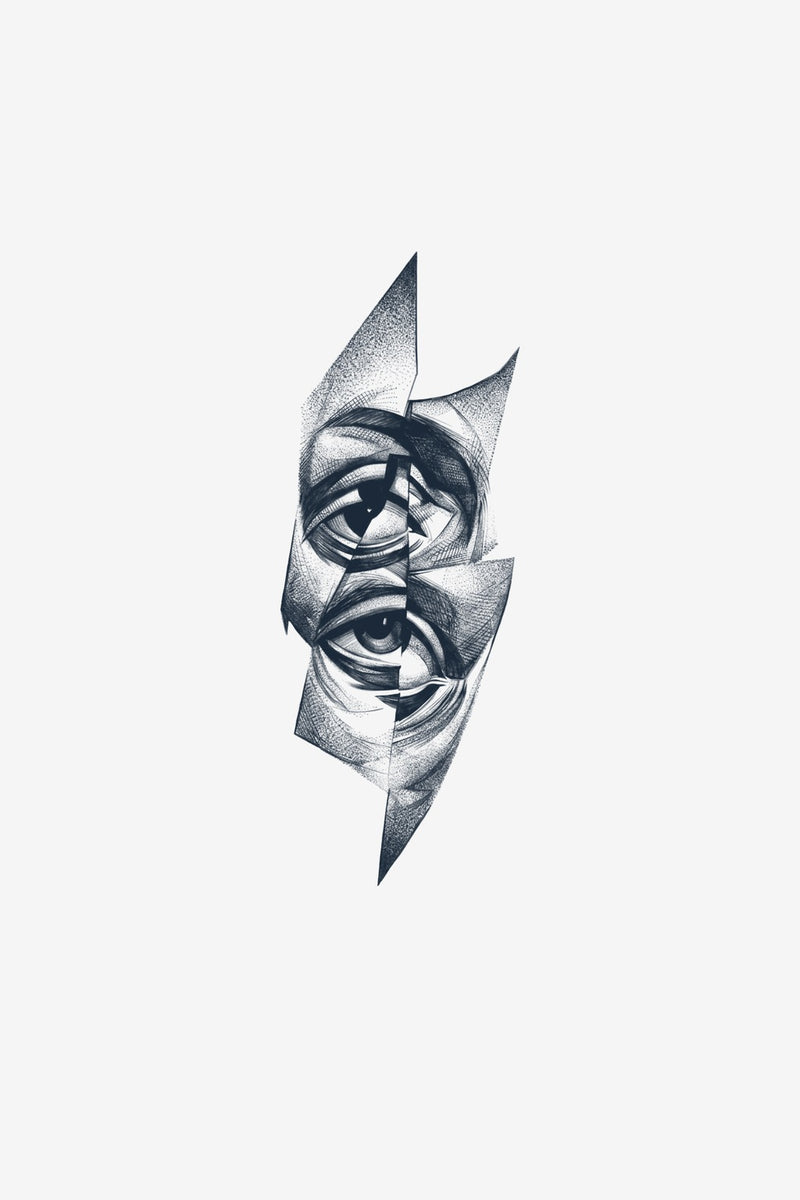 Chip Fragmentat - tatuaj temporar Inklabs