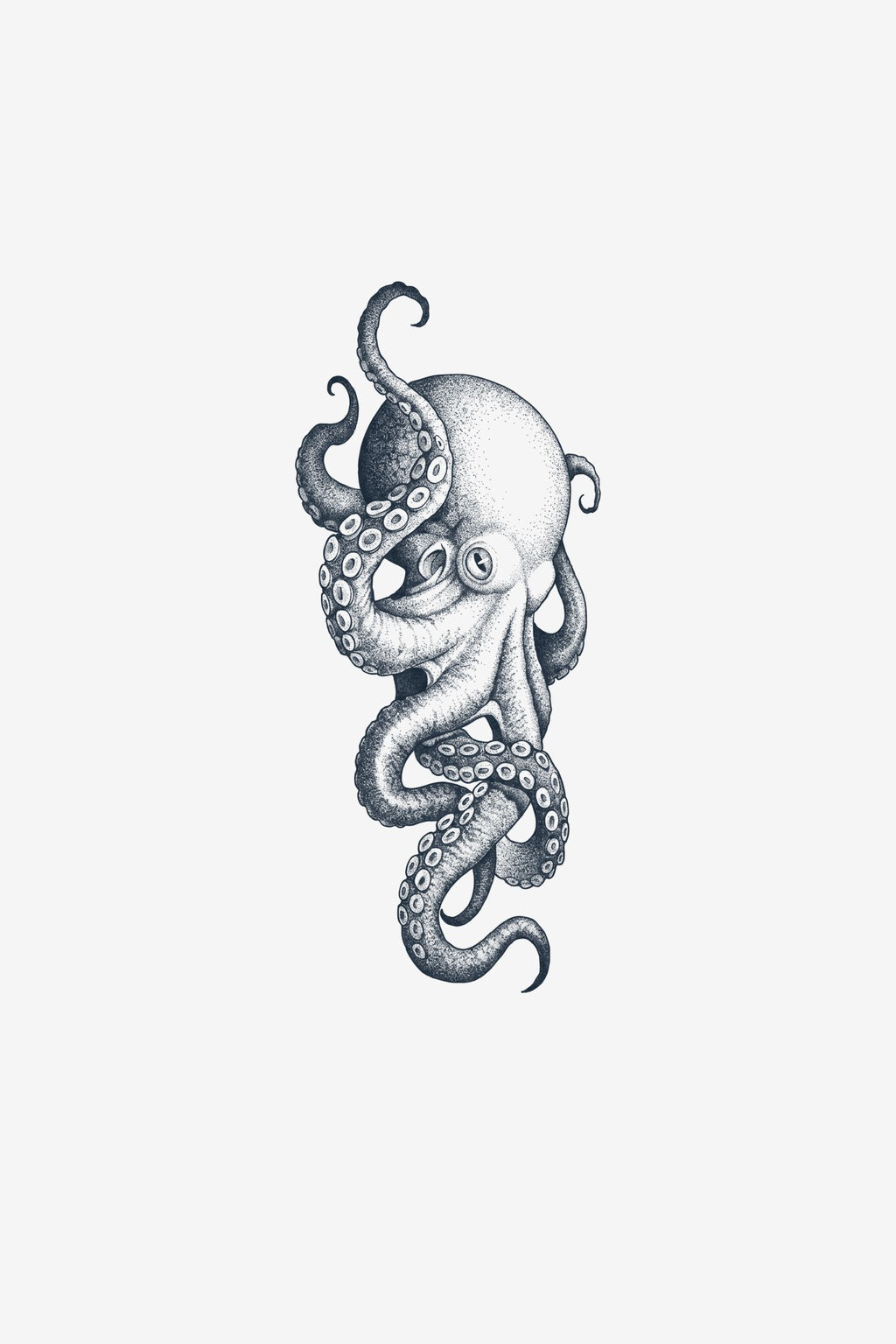 Caracatiță Abisală - tatuaj temporar Inklabs