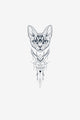 Ornament Felin - tatuaj temporar Inklabs