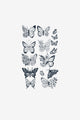 Set Fluturi Florali - tatuaj temporar Inklabs