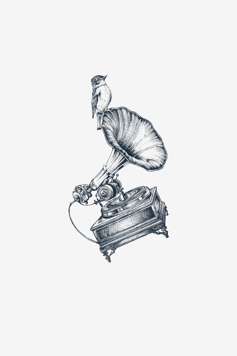 Melodia Păsării - tatuaj temporar Inklabs