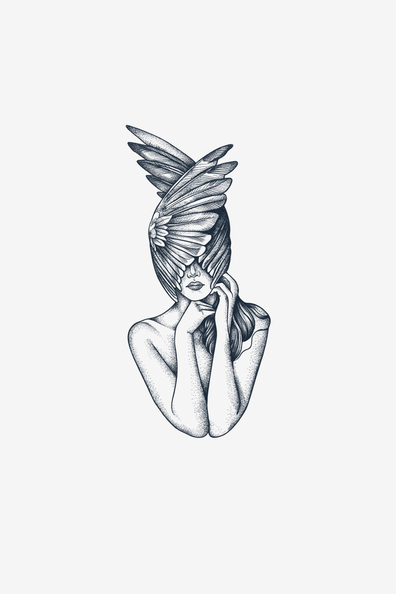 Voal de Pene - tatuaj temporar Inklabs