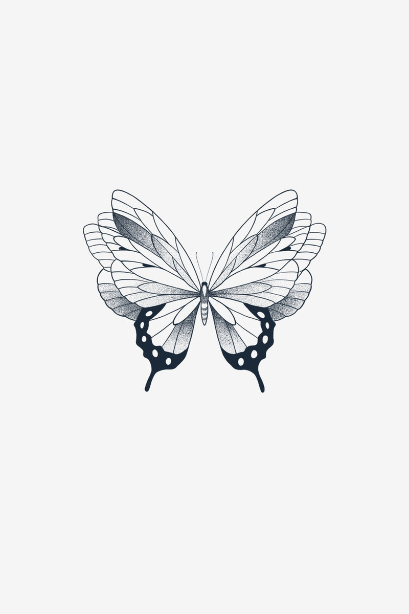 Aripi de Mătase - tatuaj temporar Inklabs