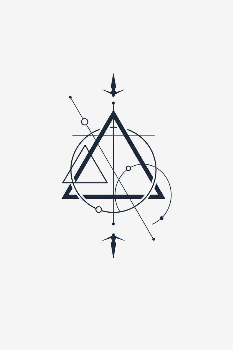 Geometrie Sacră - tatuaj temporar Inklabs