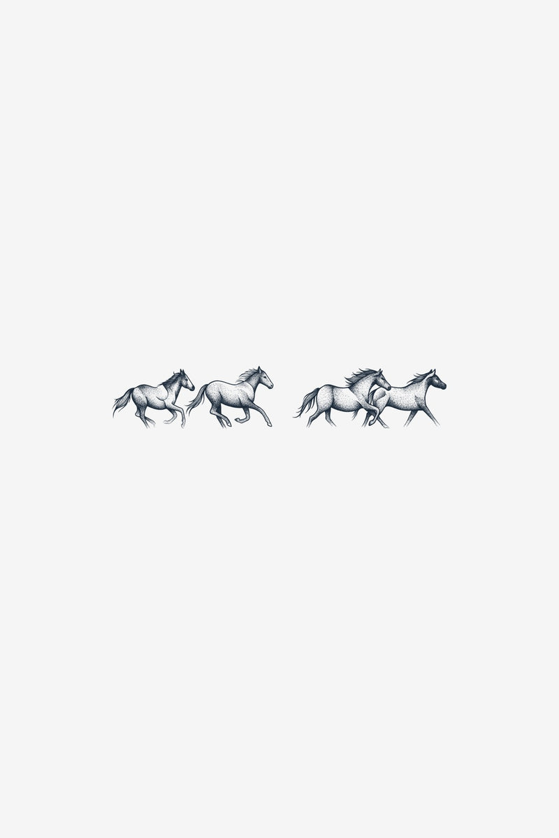 Cai în Galop - tatuaj temporar Inklabs