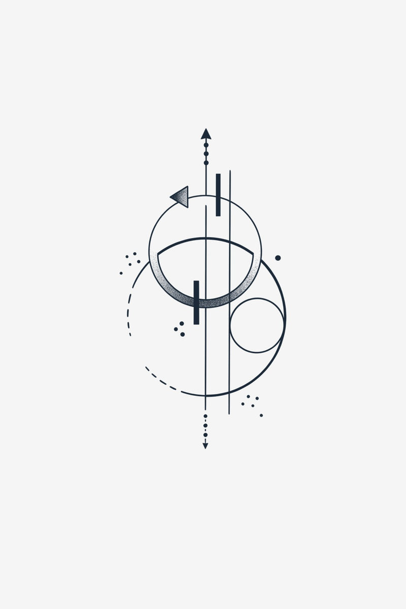 Traiectorie - tatuaj temporar Inklabs
