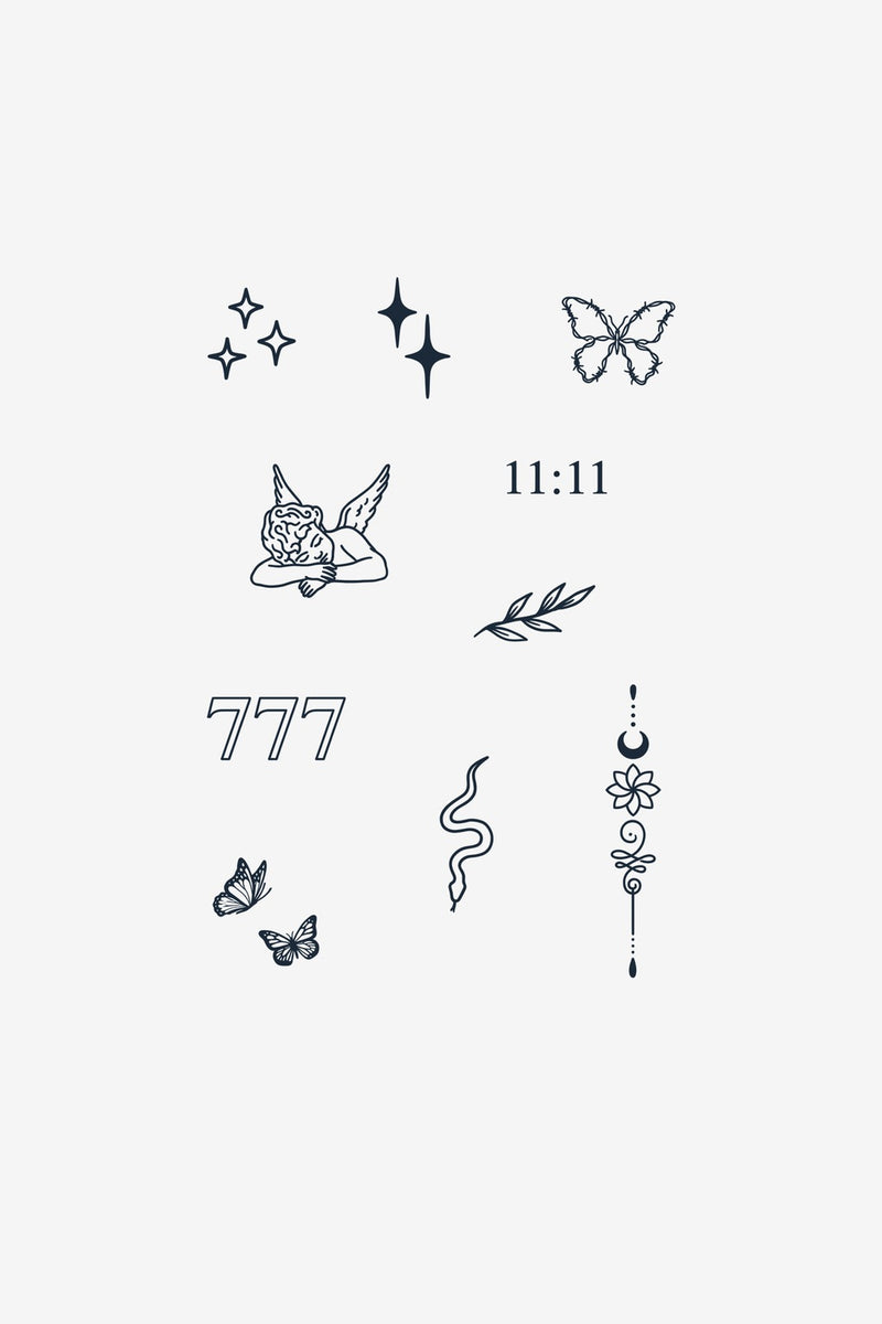 Set Angelic - tatuaj temporar Inklabs