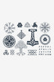 Set Runic - tatuaj temporar Inklabs