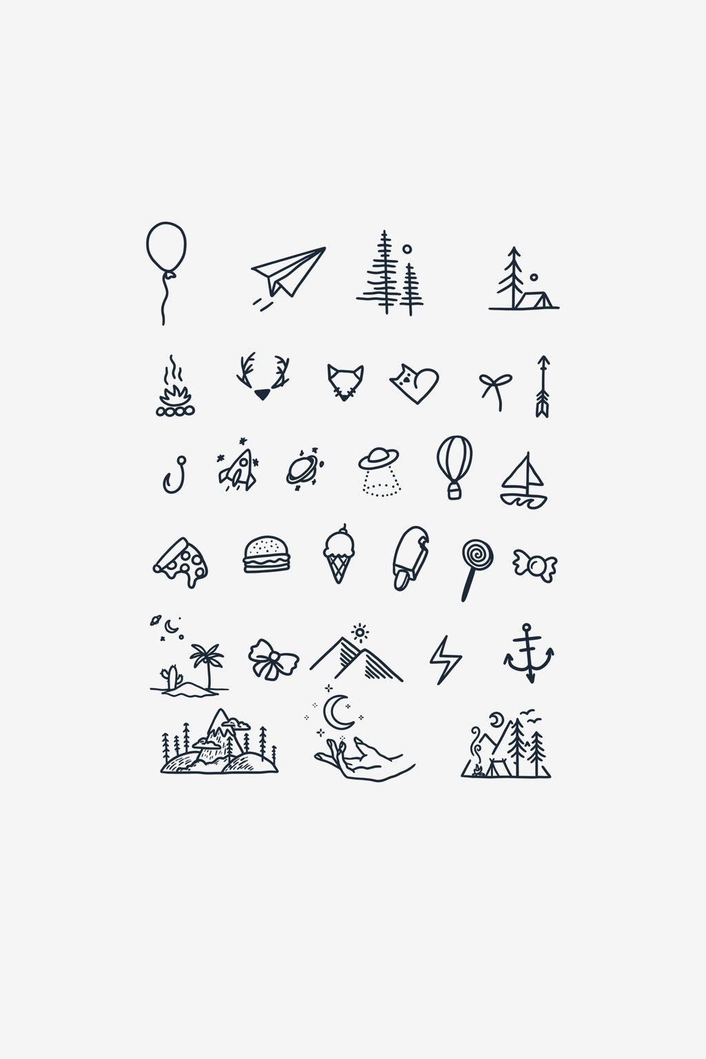 Mini Aventuri - tatuaj temporar Inklabs