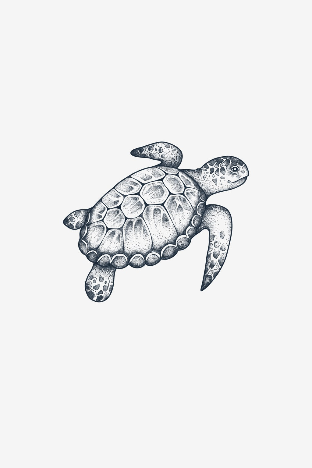 Țestoasă Marină - tatuaj temporar Inklabs